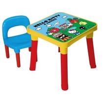 Conjunto de Atividades Mesinha com Cadeira Infantil Feminina Hello Kitty Monte Líbano