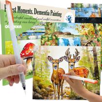 Conjunto de atividades QUOKKA Water Painting para idosos com demência