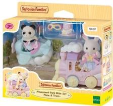 Conjunto De Atrações Avião E Trem Sylvanian Families - 5819 Conjunto De Atrações Avião E Trem Sylvanian Families - 5819