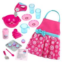 Conjunto de avental de cozimento e acessórios para bonecas de 18 polegadas Sophia's Conjunto de avental de cozimento e acessórios para bonecas de 18 polegadas Sophia's
