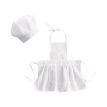 Conjunto De Avental E Chapéu De Chef Infantil, Fantasia De Cozinheiro Para Bebês, Adereço Para Conjunto De Avental E Chapéu De Chef Infantil, Fantasia De Cozinheiro Para Bebês, Adereço Para