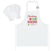 Conjunto de avental e chapéu de chef R HORSE Christmas Kid para crianças