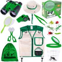 Conjunto de aventura GINMIC Kids Explorer e kit de captura de insetos, 11 unidades
