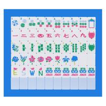Conjunto de azulejos Mahjong Jongyance American com bolsa e acessórios