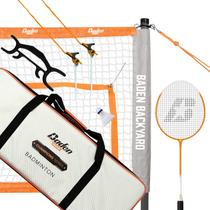 Conjunto de Badminton Baden Champions com Rede Portátil 76 x 610 cm, 4 Conjunto de Badminton Baden Champions com Rede Portátil 76 x 610 cm, 4