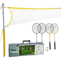 Conjunto de badminton Franklin Sports Backyard + Beach para 4 jogadores