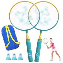 Conjunto de badminton JOY SPOT! Raquetes infantis de 44 cm com bolsa de transporte Conjunto de badminton JOY SPOT! Raquetes infantis de 44 cm com bolsa de transporte