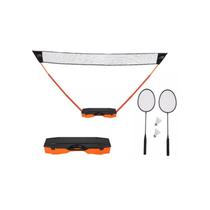 Conjunto de badminton Sports Mesh Network 3 em 1 com raquetes e ônibus