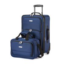 Conjunto de bagagem Amazon Basics Carry On, mala de 23" e sacola de 15"