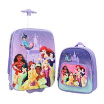Conjunto de bagagem Bioworld Disney Princess Characters & Castle