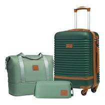 Conjunto de Bagagem Coolife 3 Peças com Rodas - Trava TSA Conjunto de Bagagem Coolife 3 Peças com Rodas - Trava TSA