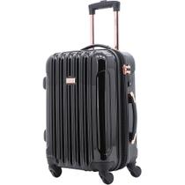 Conjunto de bagagem de mão feminino Kensie Alma, preto, de 20 polegadas