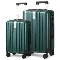 Conjunto de bagagem Hanke de 2 peças PC Hard Shell Lightweight TSA 20/29 polegadas