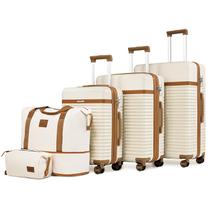 Conjunto de bagagem Joyway de 5 peças com roda giratória e trava TSA