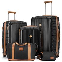Conjunto de bagagem Joyway de 5 peças PP Hardshell com rodas giratórias Conjunto de bagagem Joyway de 5 peças PP Hardshell com rodas giratórias