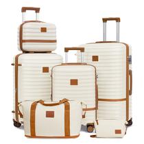 Conjunto de bagagem Joyway, mala de 3 peças com roda giratória, lado rígido Conjunto de bagagem Joyway, mala de 3 peças com roda giratória, lado rígido