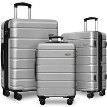 Conjunto de bagagem KEYTANG Explorer Light Weight, 3 peças, prata Conjunto de bagagem KEYTANG Explorer Light Weight, 3 peças, prata