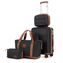 Conjunto de bagagem Kono K1871 de 4 peças Hardshell TSA Lock Conjunto de bagagem Kono K1871 de 4 peças Hardshell TSA Lock