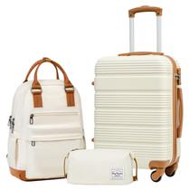 Conjunto de Bagagem LONG VACATION - 3 Peças Leve em ABS