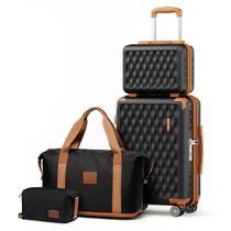 Conjunto de Bagagem Melalenia 4 Peças - Carry On Hardside com Trava TSA Conjunto de Bagagem Melalenia 4 Peças - Carry On Hardside com Trava TSA