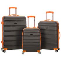 Conjunto de Bagagem Rockland Melbourne Hardside Expandable - Mala de Viagem Spinner