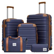 Conjunto de bagagem TAKUMI de 5 peças com mochila, mala rígida ABS Conjunto de bagagem TAKUMI de 5 peças com mochila, mala rígida ABS