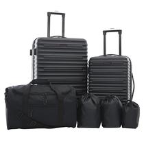 Conjunto de Bagagem Travelers Club Orion 6 Peças - Preto Conjunto de Bagagem Travelers Club Orion 6 Peças - Preto