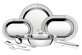 Conjunto de Baixela 8 pçs Aço Inox - Ciclo 64510/890 Tramontina Conjunto de Baixela 8 pçs Aço Inox - Ciclo 64510/890 Tramontina