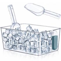 Conjunto de Balde de Gelo Havawish de Plástico 28x18x11cm com Pá Conjunto de Balde de Gelo Havawish de Plástico 28x18x11cm com Pá