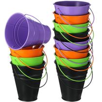 Conjunto de baldes de metal Sadnyy, pacote com 12 baldes de metal, 11x13x7 cm