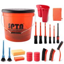 Conjunto de baldes para lavagem de carros SPTA 15L sem riscos com filtro de lavagem de carros Conjunto de baldes para lavagem de carros SPTA 15L sem riscos com filtro de lavagem de carros