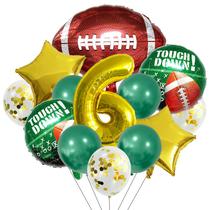 Conjunto de balões com tema de futebol americano, 13 unidades 32 polegadas
