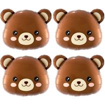 Conjunto de balões CON GRADS Bear Theme Baby Shower Birthday 4 unidades