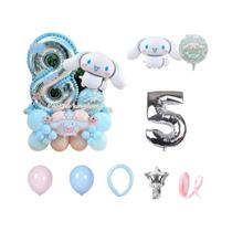 Conjunto De Balões De Alumínio Cinnamoroll Para Festa De Aniversário, Chá De Bebê, Decorações De