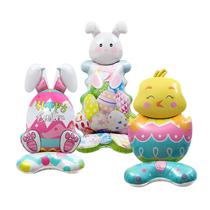 Conjunto de balões de alumínio infláveis com tema de Páscoa 4D Stand-Up (3 unidades) Conjunto de balões de alumínio infláveis com tema de Páscoa 4D Stand-Up (3 unidades)