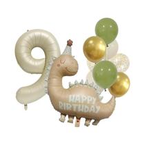 Conjunto De Balões De Alumínio Retro Matte Em Cor Caramelo Para Decoração De Festa De Aniversário