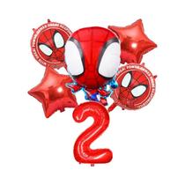 Conjunto De Balões De Aniversário De Super-Herói 6 Peças Balões De Folha De 32 Polegadas Decoração Conjunto De Balões De Aniversário De Super-Herói 6 Peças Balões De Folha De 32 Polegadas Decoração