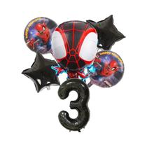Conjunto De Balões De Aniversário De Super-Herói 6 Peças Balões De Folha De 32 Polegadas Decoração Conjunto De Balões De Aniversário De Super-Herói 6 Peças Balões De Folha De 32 Polegadas Decoração