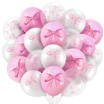 Conjunto de balões de decoração de festa 30 rosa branco 30cm Conjunto de balões de decoração de festa 30 rosa branco 30cm