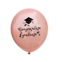 Conjunto de balões de festa Didiseaon, 19 unidades em ouro rosa, graduação