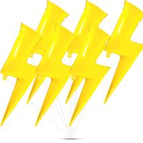 Conjunto de balões de festa Lightning Bolt Foil 45 cm amarelo (x6)