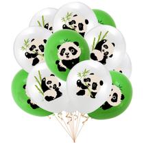 Conjunto de balões de festa Panda, 30 unidades de látex de 12 polegadas para decoração Conjunto de balões de festa Panda, 30 unidades de látex de 12 polegadas para decoração