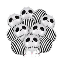 Conjunto De Balões De Folha Com Tema De Halloween E Aniversário, 12 Peças, Decoração De Festa