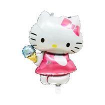 Conjunto De Balões De Folha Hello Kitty Para Crianças 5 Peças Decoração De Festa De Aniversário De Conjunto De Balões De Folha Hello Kitty Para Crianças 5 Peças Decoração De Festa De Aniversário De