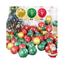 Conjunto De Balões De Natal Vermelhos E Verdes 12in 15 30pcs Balões Decorativos De Látex Para Conjunto De Balões De Natal Vermelhos E Verdes 12in 15 30pcs Balões Decorativos De Látex Para