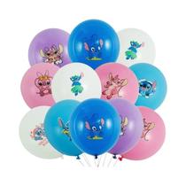 Conjunto De Balões Disney Lilo Stitch De 12 Polegadas 20 Peças Decorações Para Aniversário De Menino Conjunto De Balões Disney Lilo Stitch De 12 Polegadas 20 Peças Decorações Para Aniversário De Menino