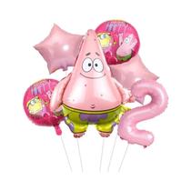 Conjunto De Balões Do SpongeBob Patrick Star 6 Peças Suprimentos Para Festa De Aniversário Balões De Conjunto De Balões Do SpongeBob Patrick Star 6 Peças Suprimentos Para Festa De Aniversário Balões De