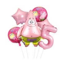 Conjunto De Balões Do SpongeBob Patrick Star 6 Peças Suprimentos Para Festa De Aniversário Balões De Conjunto De Balões Do SpongeBob Patrick Star 6 Peças Suprimentos Para Festa De Aniversário Balões De