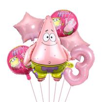 Conjunto De Balões Do SpongeBob Patrick Star 6 Peças Suprimentos Para Festa De Aniversário Balões De Conjunto De Balões Do SpongeBob Patrick Star 6 Peças Suprimentos Para Festa De Aniversário Balões De