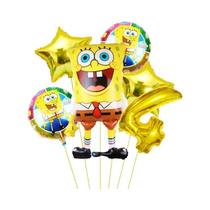 Conjunto De Balões Do SpongeBob Patrick Star 6 Peças Suprimentos Para Festa De Aniversário Balões De Conjunto De Balões Do SpongeBob Patrick Star 6 Peças Suprimentos Para Festa De Aniversário Balões De